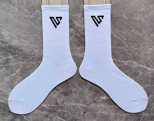Performance Crew Socks - White